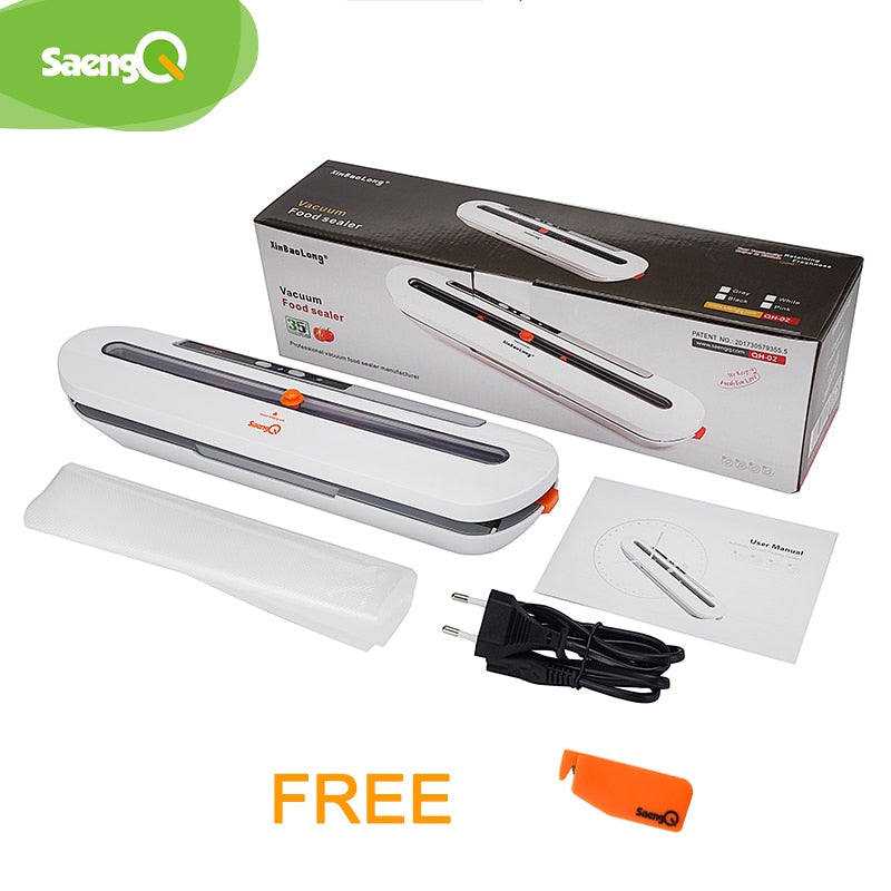 Automatic Vacuum Food Sealer with 5 Bags for Freshness