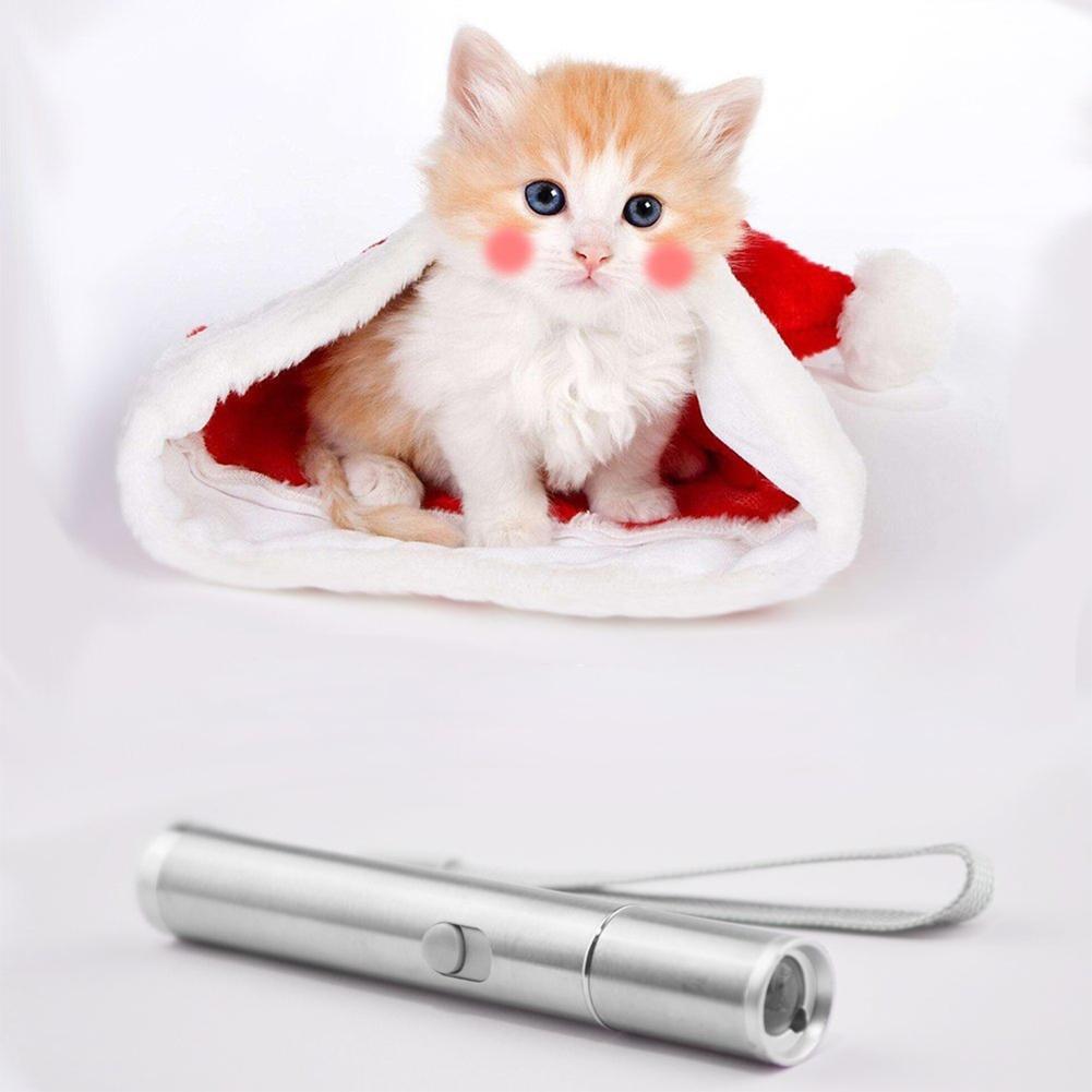 USB Rechargeable Cat Laser Toy Stick for Indoor Cats