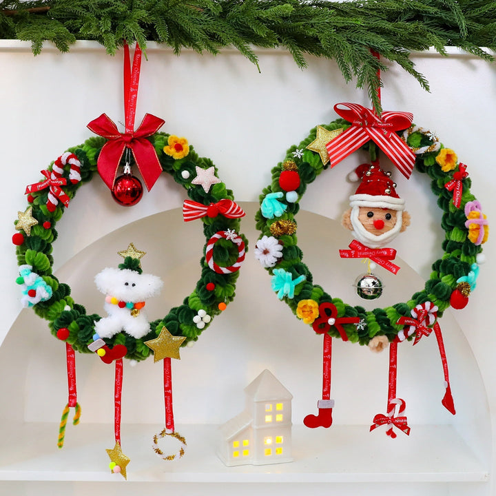 27CM Christmas Wreath Decoration for Festive Walls