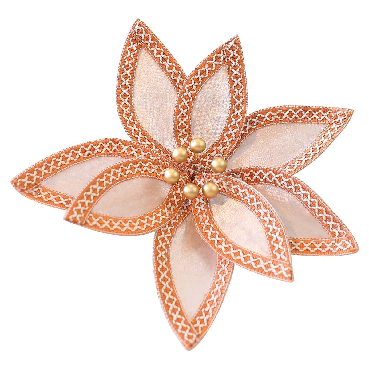 Faux Velvet Poinsettia Branches for Elegant Christmas Decor