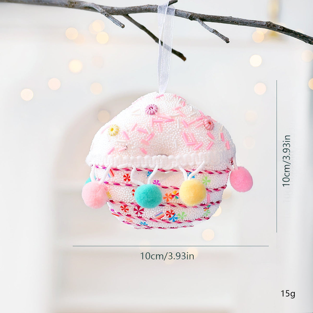 Pastel Christmas Ornaments for a Candy-Themed Holiday Tree