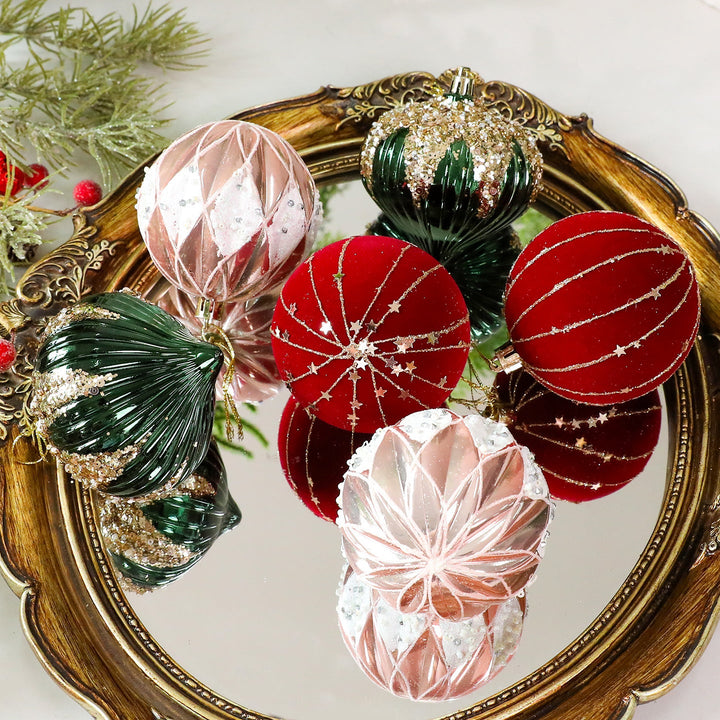 Christmas Ball Ornaments for an Elegant Glitter Tree