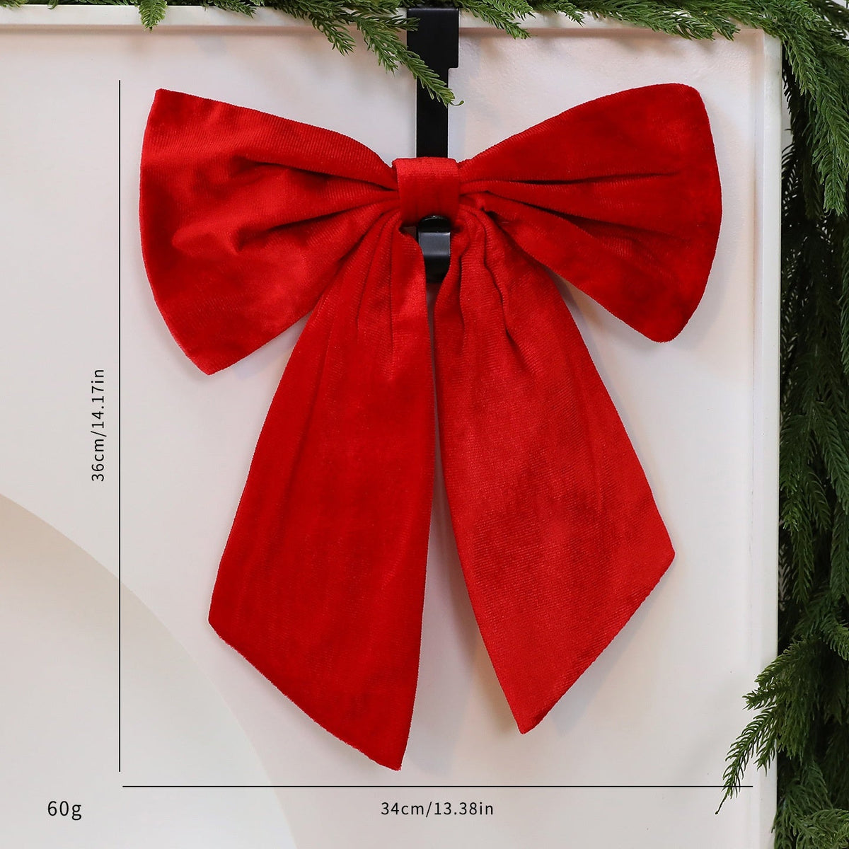 Velvet Christmas Tree Bows for Instant Festive Impact