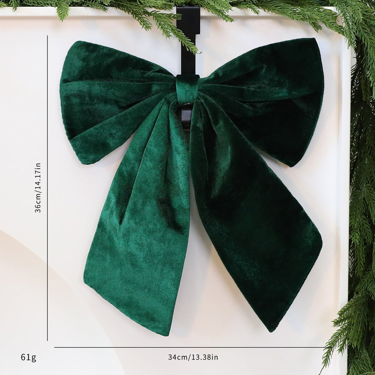 Velvet Christmas Tree Bows for Instant Festive Impact