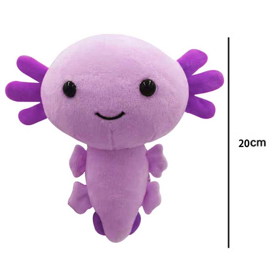 Axolotl Plush Toy – Colorful 20 cm Cuddly Companion