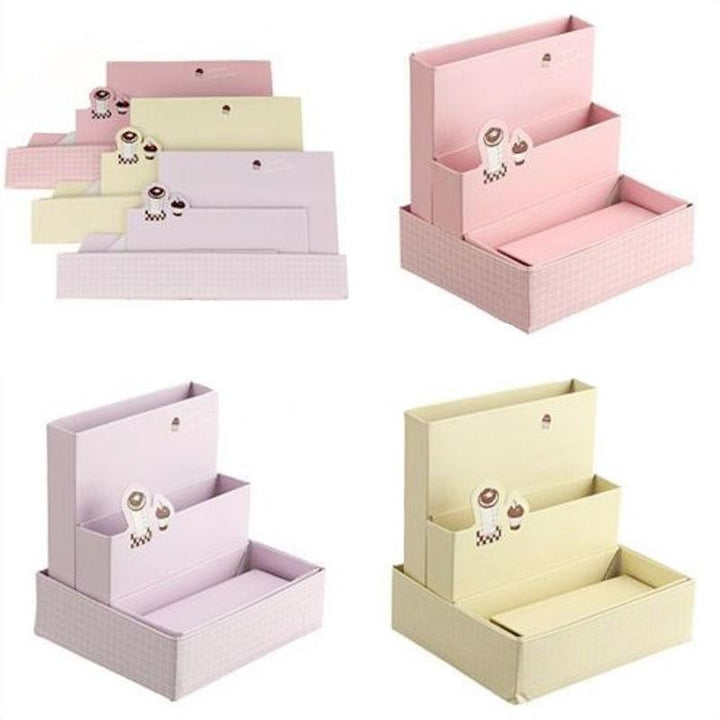 Cosmetic Storage Box for Desk & Vanity Organization