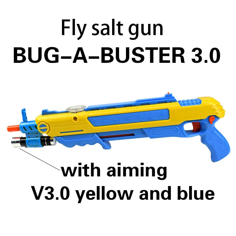 Salt Gun Bug Blaster for Close-Range Indoor Fly Control