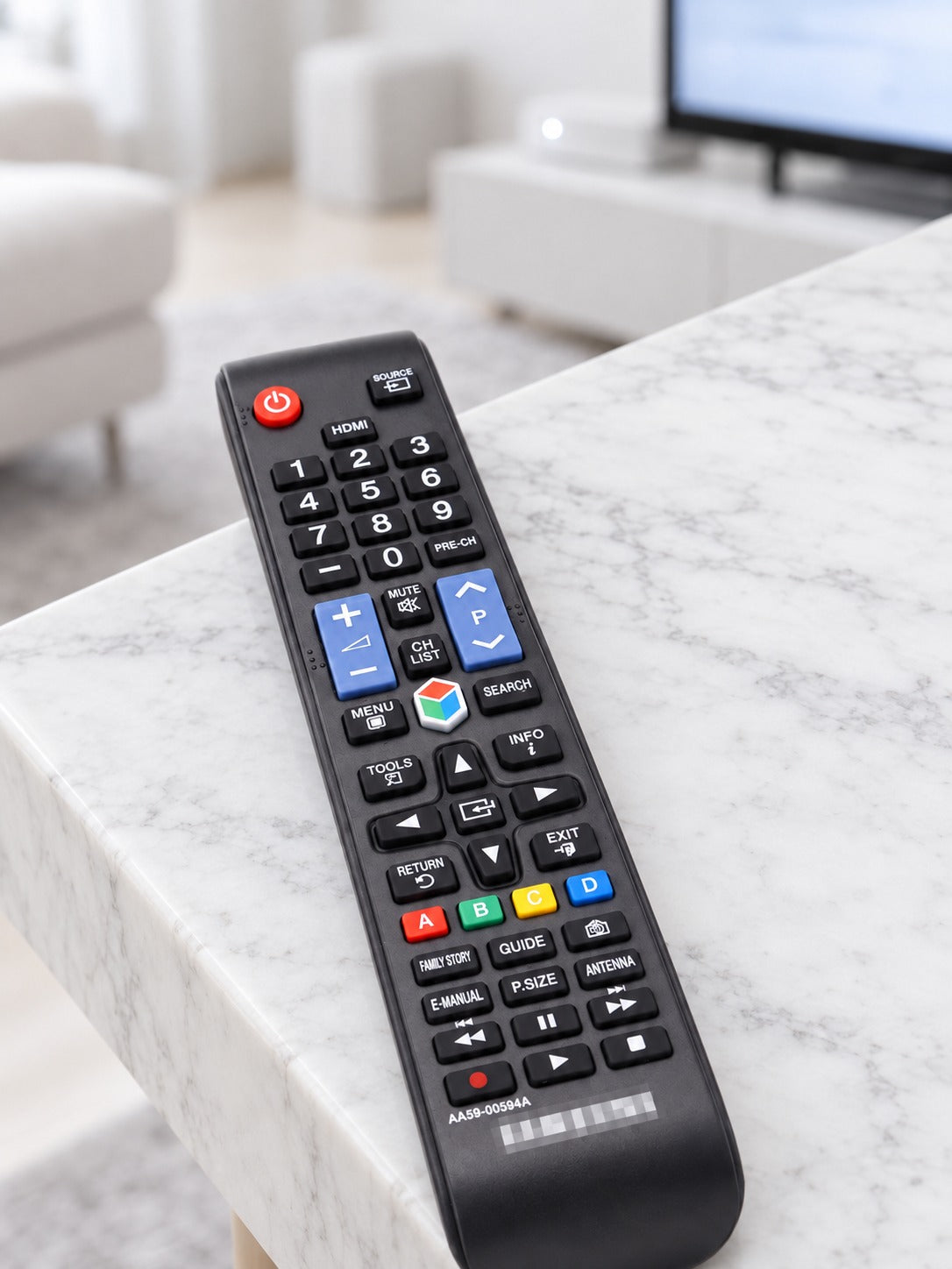 Samsung TV Replacement Remote for AA59-00594A Models