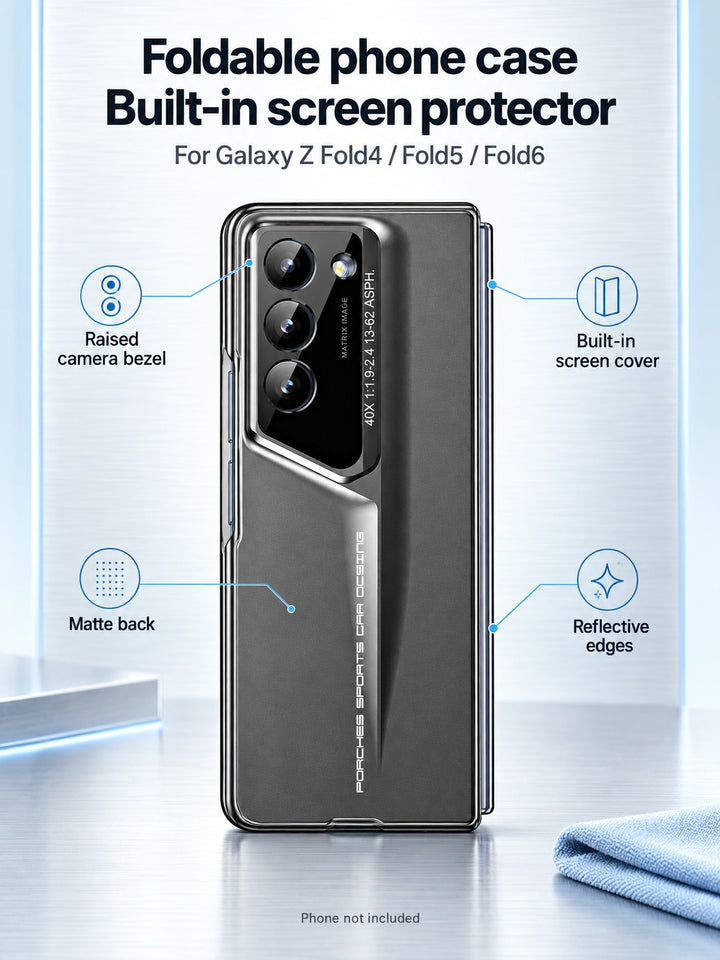 Samsung Z Fold 6 Case with Built-In Screen Protector