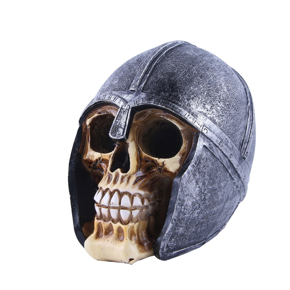 Samurai Skull Decor for Dramatic Gothic Shelf Displays