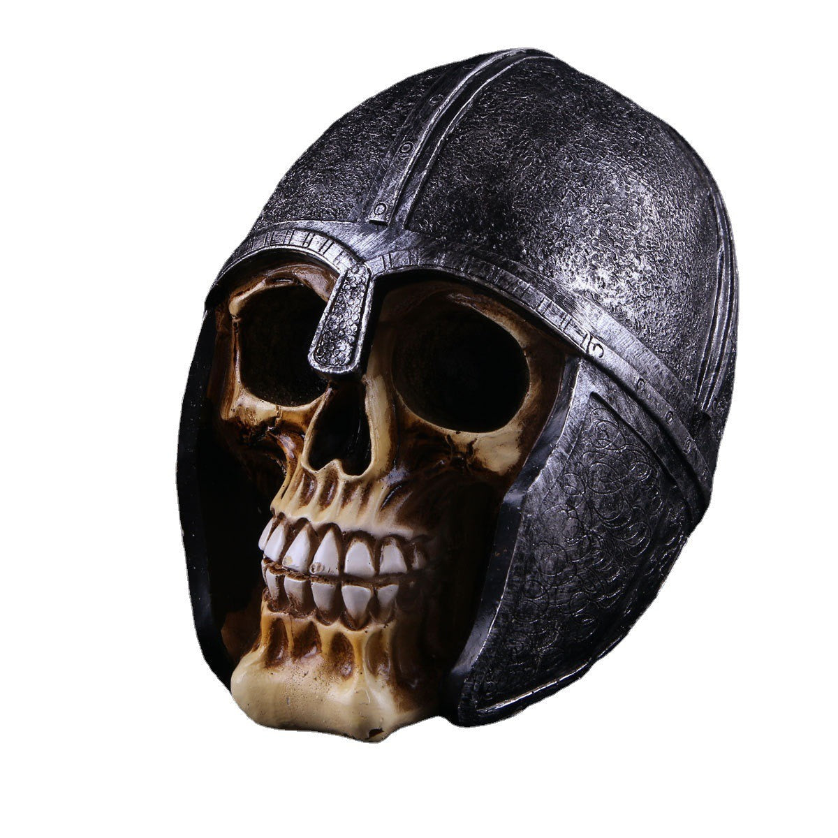 Samurai Skull Decor for Dramatic Gothic Shelf Displays