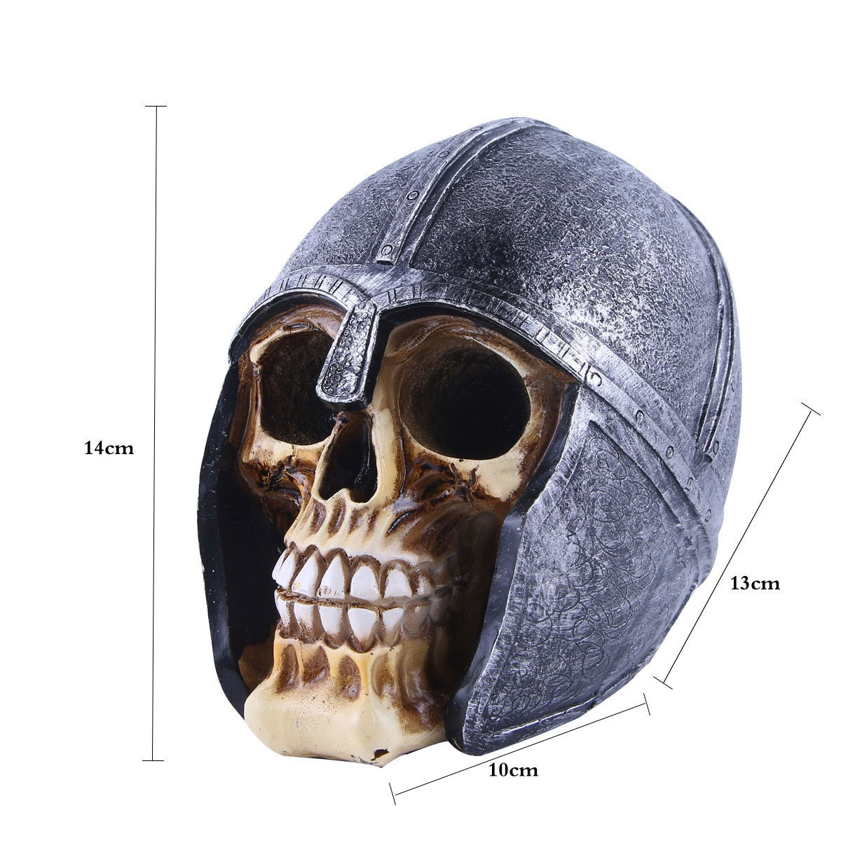 Samurai Skull Decor for Dramatic Gothic Shelf Displays