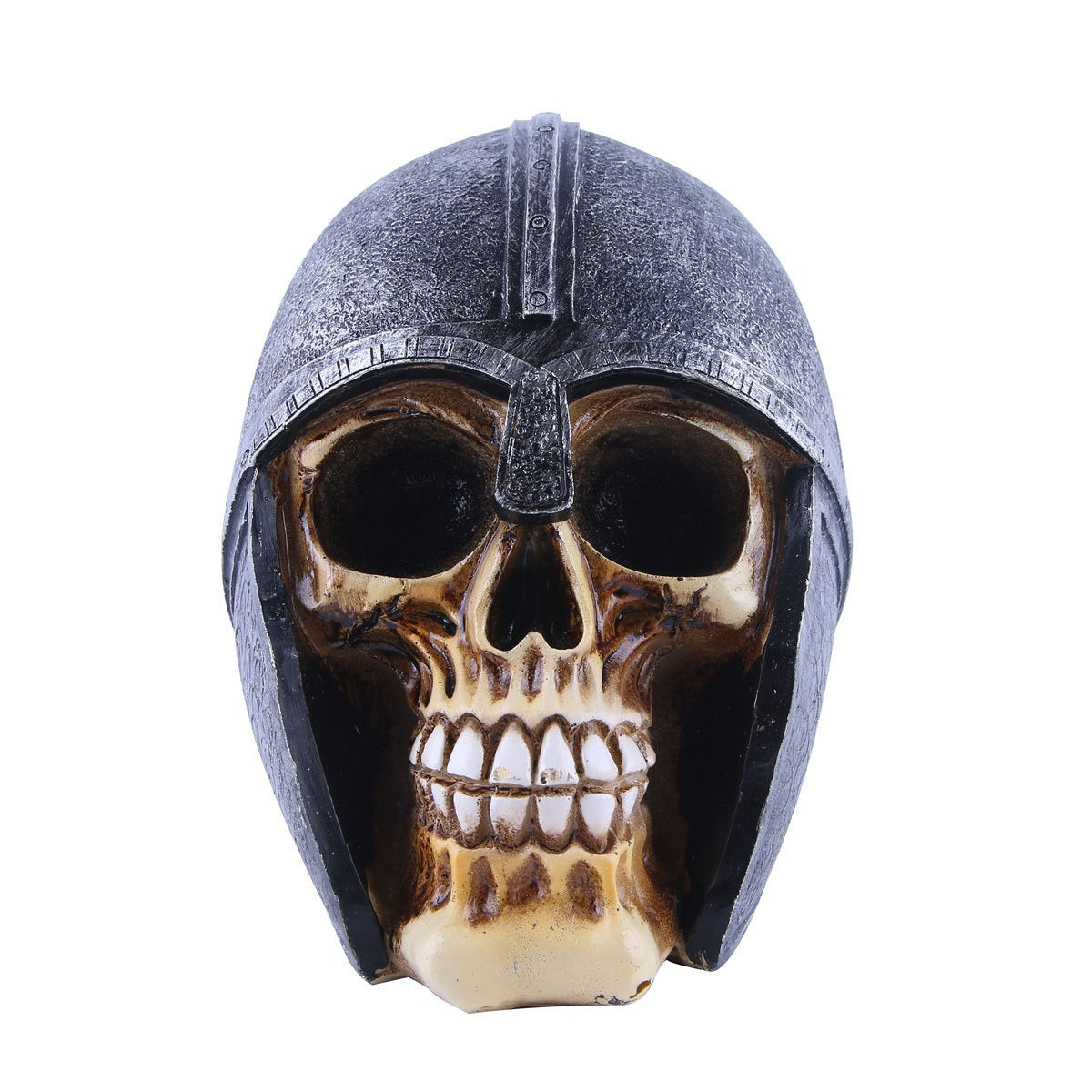 Samurai Skull Decor for Dramatic Gothic Shelf Displays