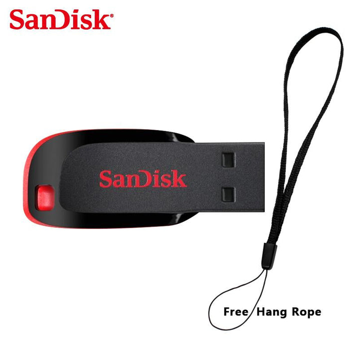 SanDisk Cruzer Blade USB Flash Drive, Capless and Compact
