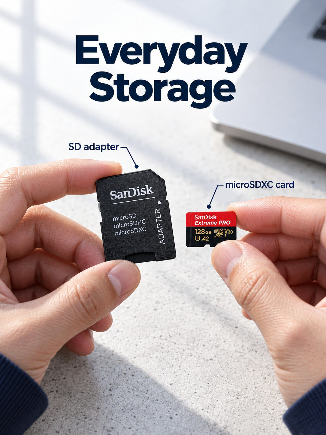 microSD Card 170MB/s for 4K Video and Phone Storage