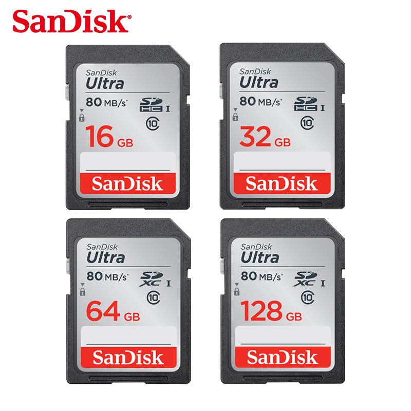 SanDisk SD Memory Card 80MB/s UHS-I Class 10 Camera