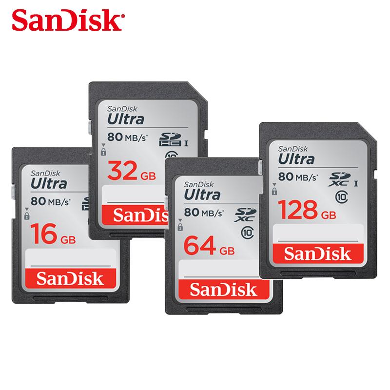 SanDisk SD Memory Card 80MB/s UHS-I Class 10 Camera