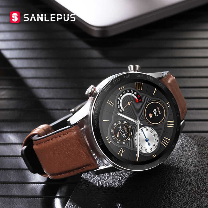 ECG Smartwatch with Heart Check & IP68 Waterproof Design