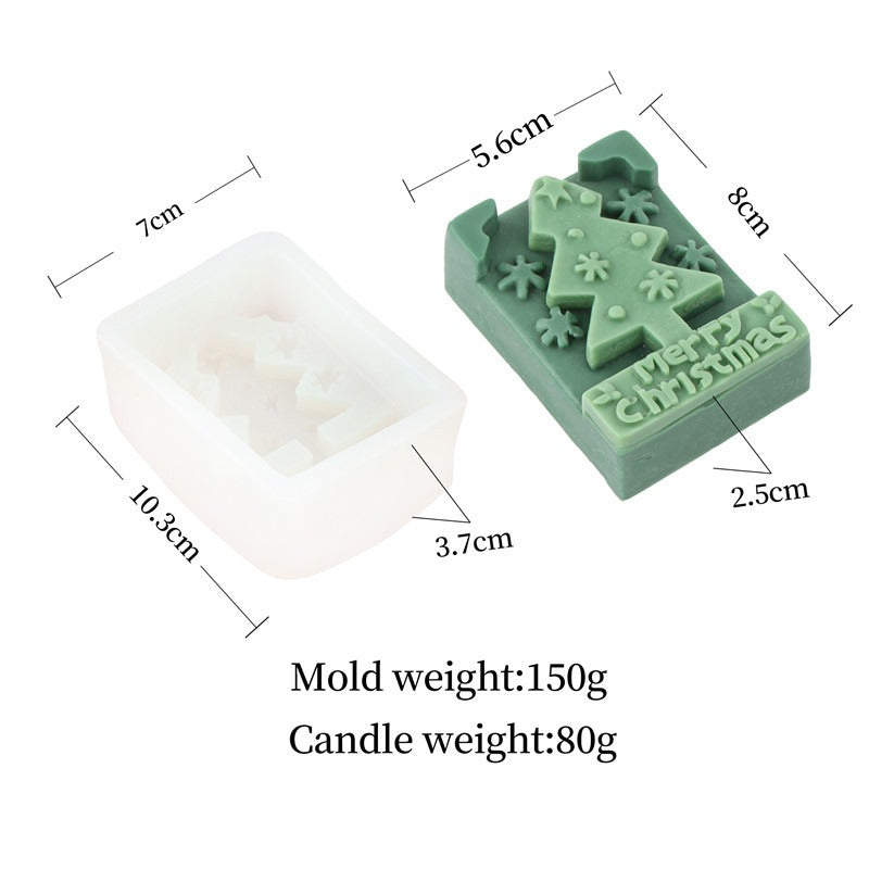 Christmas Candle Molds for Detailed Holiday Designs