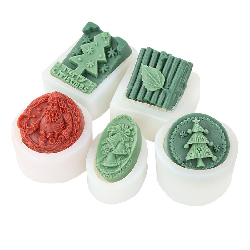 Christmas Candle Molds for Detailed Holiday Designs