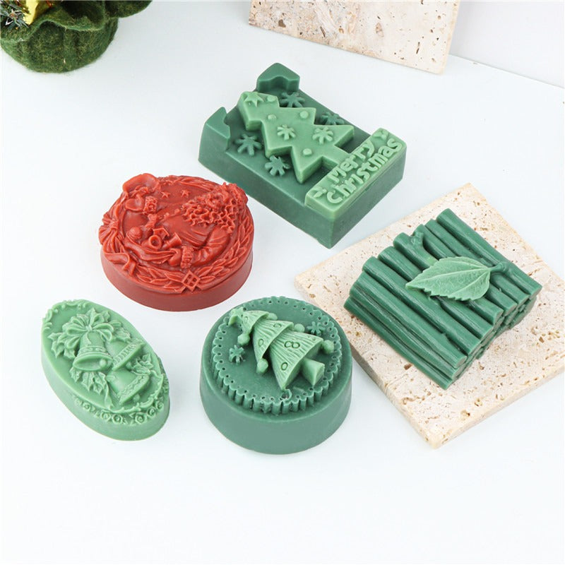 Christmas Candle Molds for Detailed Holiday Designs