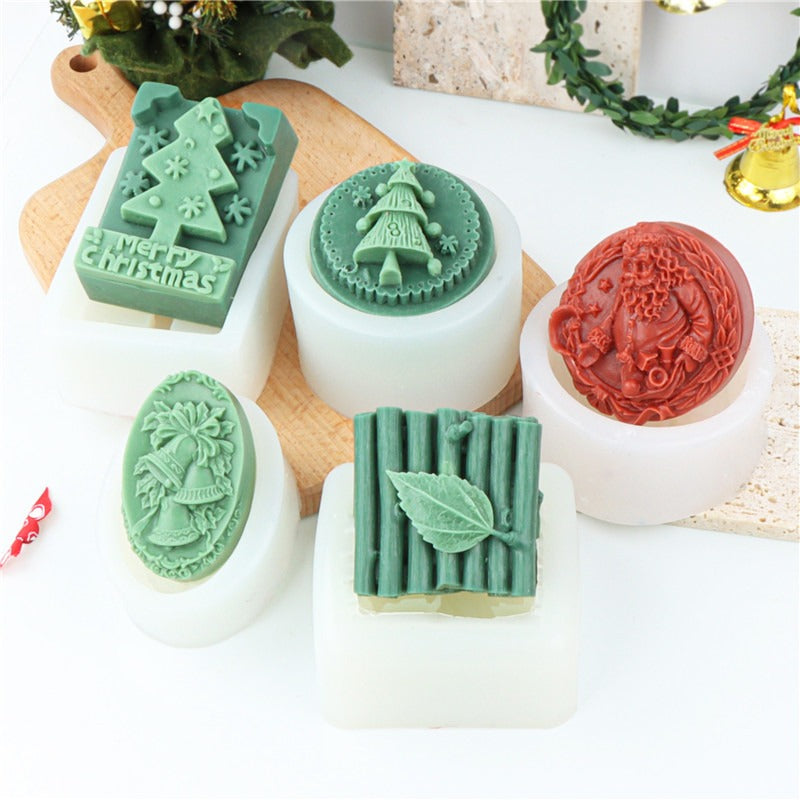 Christmas Candle Molds for Detailed Holiday Designs