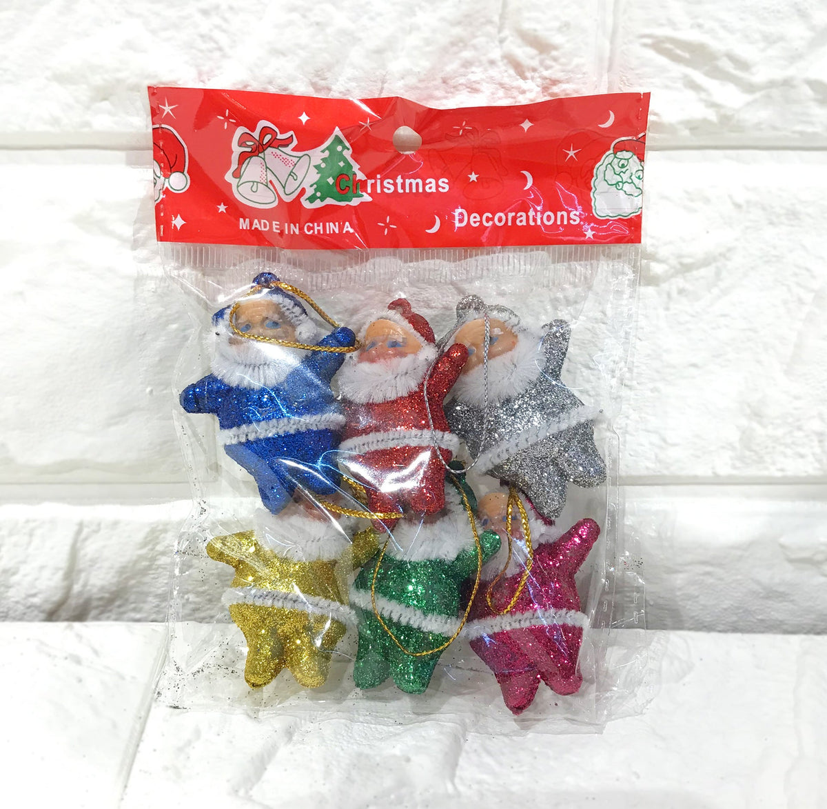 Santa Claus Christmas Ornaments – Sparkling Tree Decor
