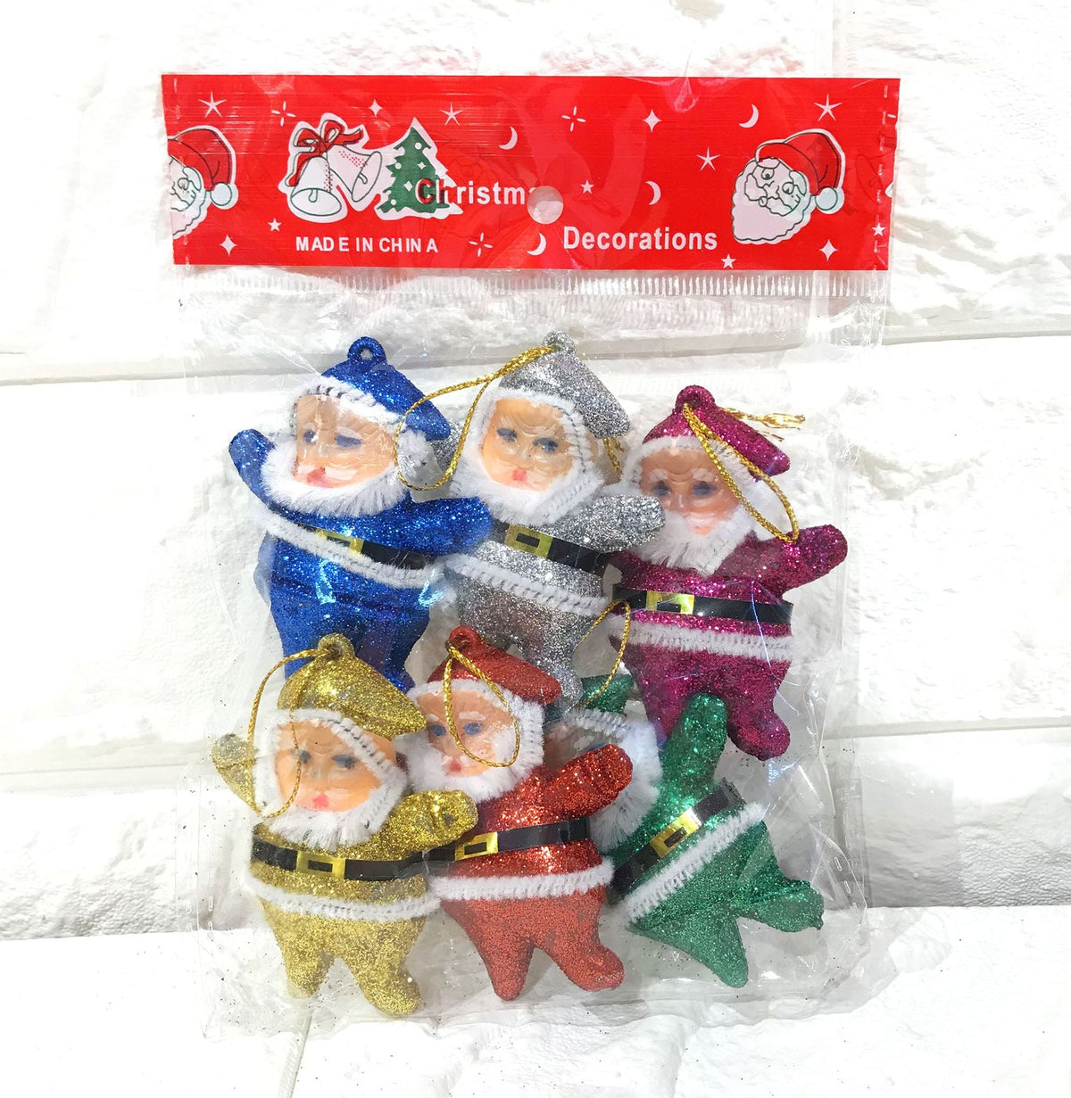 Santa Claus Christmas Ornaments – Sparkling Tree Decor