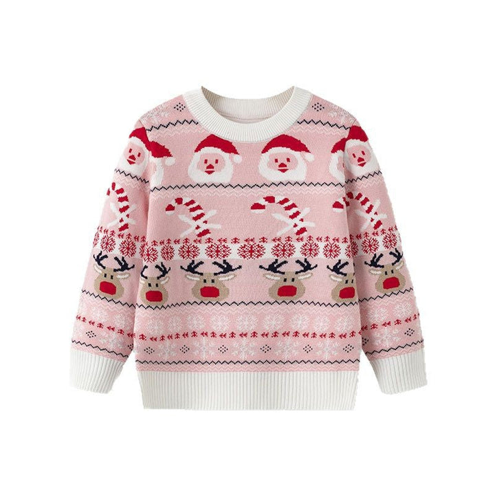 Santa Claus Baby Knitted Sweater For Cozy Holidays