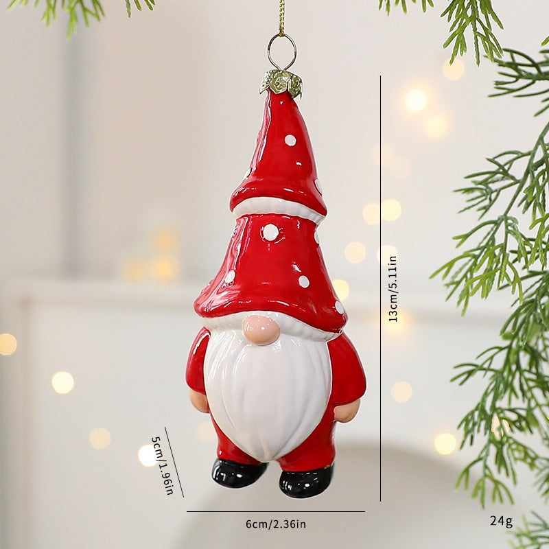Santa Christmas Ornament for Classic Festive Tree Charm