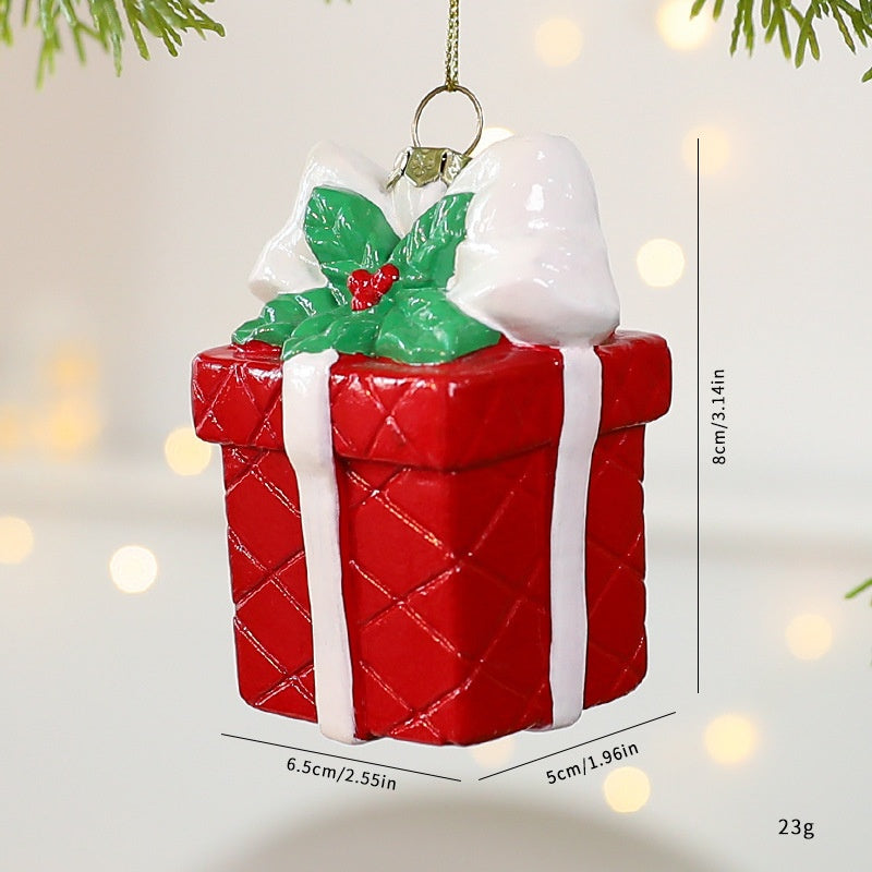 Santa Christmas Ornament for Classic Festive Tree Charm
