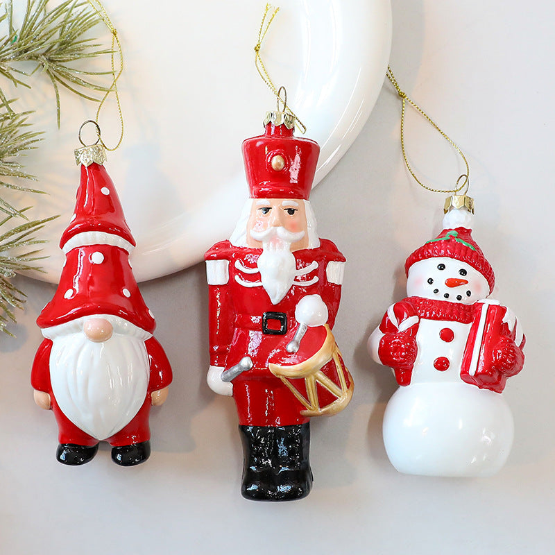 Santa Christmas Ornament for Classic Festive Tree Charm