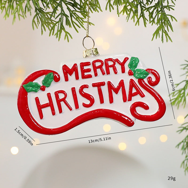 Santa Christmas Ornament for Classic Festive Tree Charm