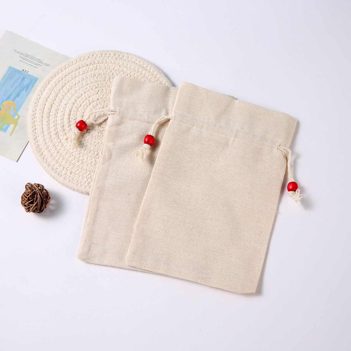 Christmas Gift Bags for Small Treats, Reusable Set