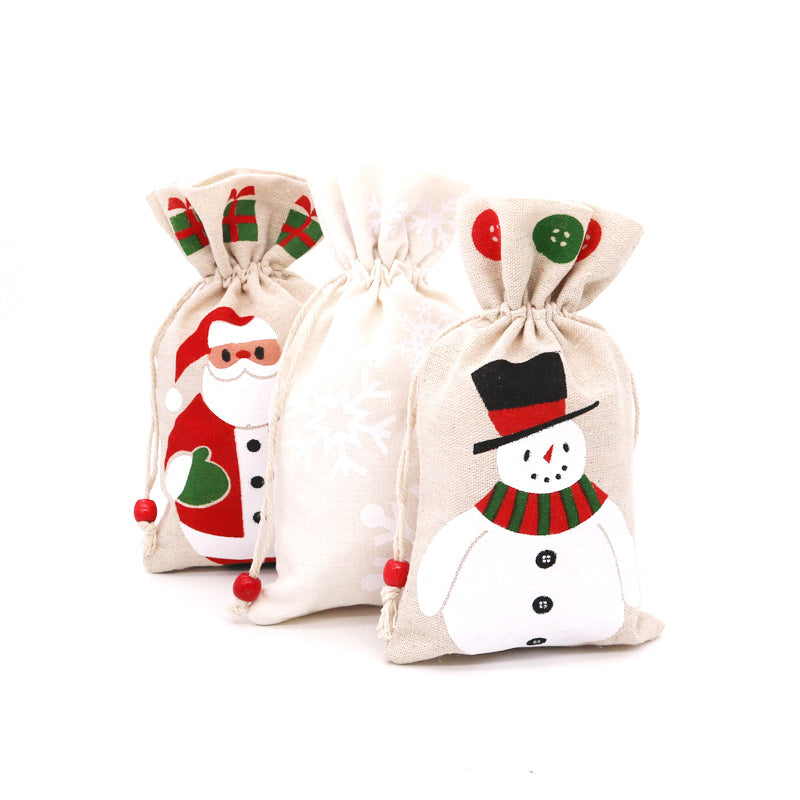 Christmas Gift Bags for Small Treats, Reusable Set