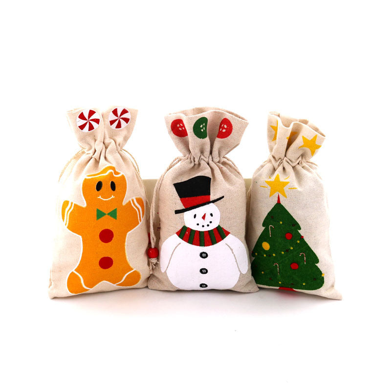 Christmas Gift Bags for Small Treats, Reusable Set