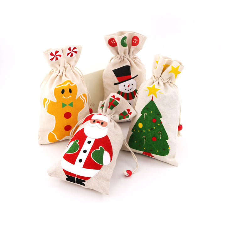 Christmas Gift Bags for Small Treats, Reusable Set