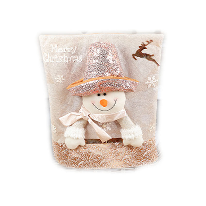 Santa Chair Covers for a Sparkling Christmas Table