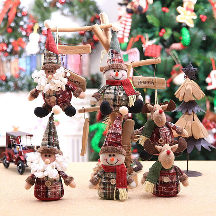 Plush Christmas Ornaments for Cozy Holiday Displays