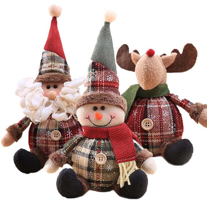 Plush Christmas Ornaments for Cozy Holiday Displays