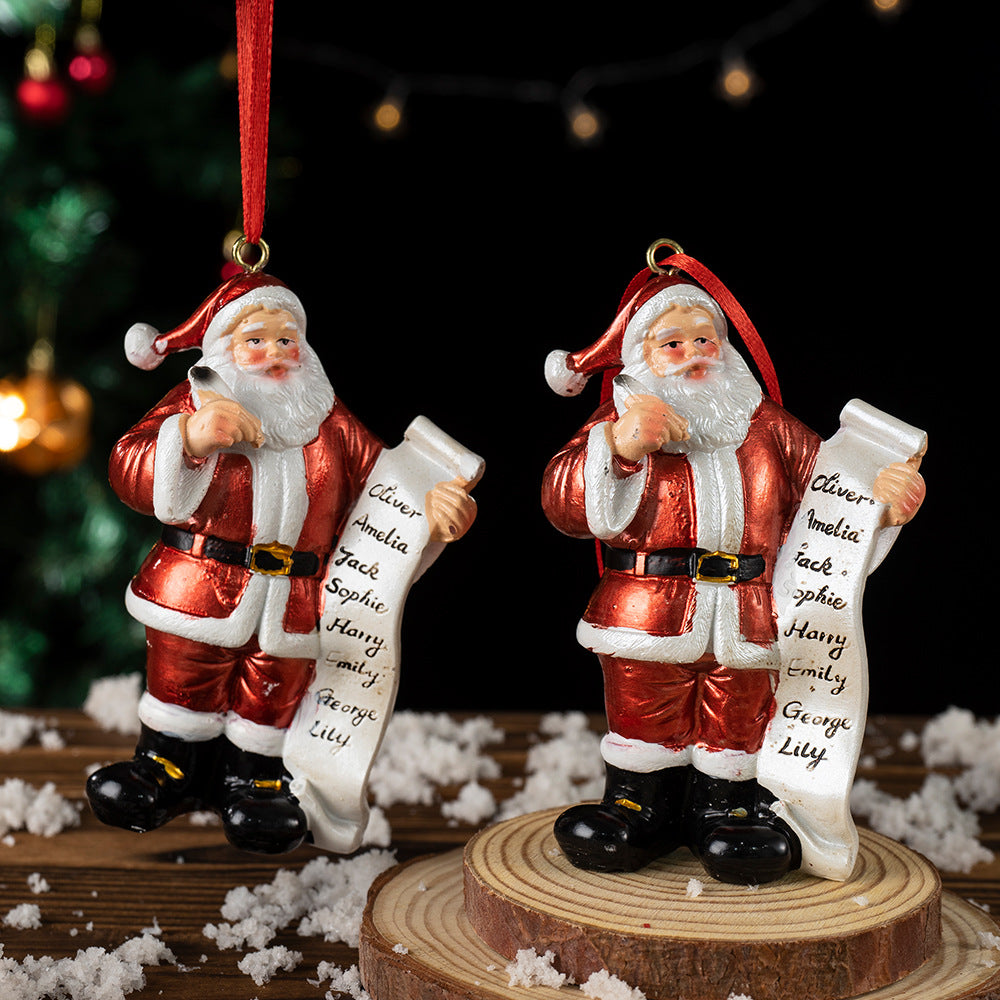 Santa Claus Christmas Pendant Ornament for Festive Trees