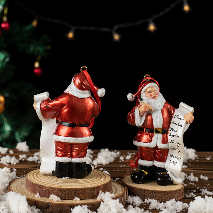 Santa Claus Christmas Pendant Ornament for Festive Trees