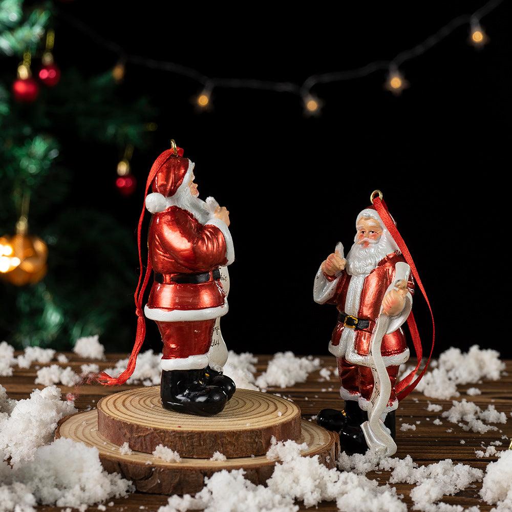 Santa Claus Christmas Pendant Ornament for Festive Trees