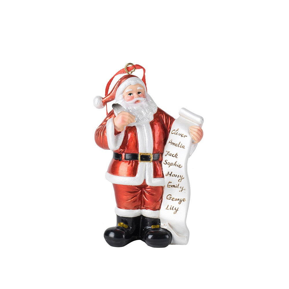 Santa Claus Christmas Pendant Ornament for Festive Trees