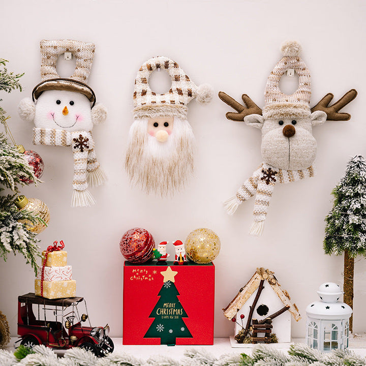 Christmas Hanging Ornaments Trio for Cozy Holiday Decor