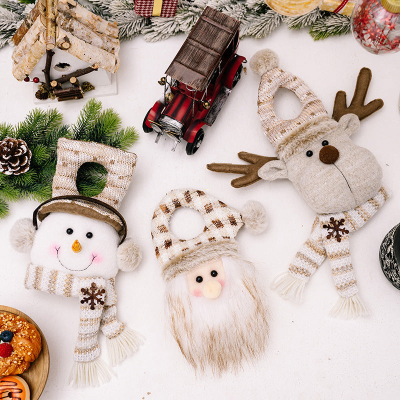 Christmas Hanging Ornaments Trio for Cozy Holiday Decor