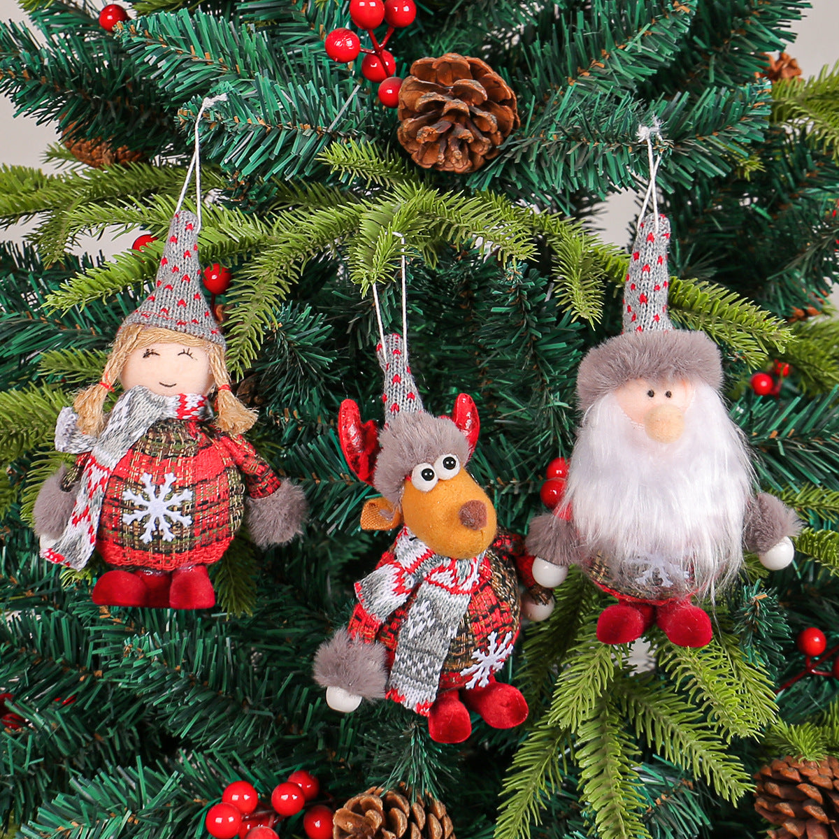 Christmas Character Ornaments for Cozy Holiday Decor