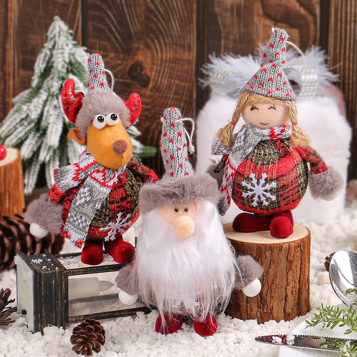 Christmas Character Ornaments for Cozy Holiday Decor