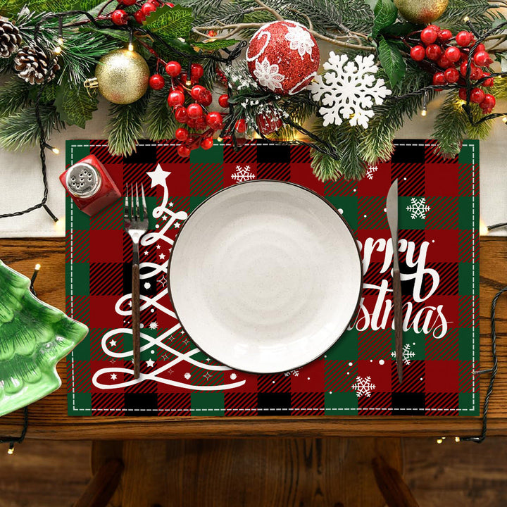 Christmas Placemats for a Festive Holiday Tablescape