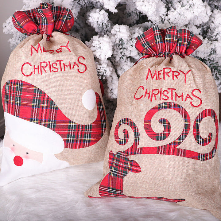 Christmas Gift Bags: Reusable Santa & Reindeer Set